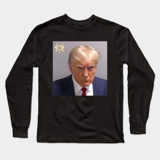 Donald Trump Official Mugshot Fulton County Long Sleeve T-Shirt